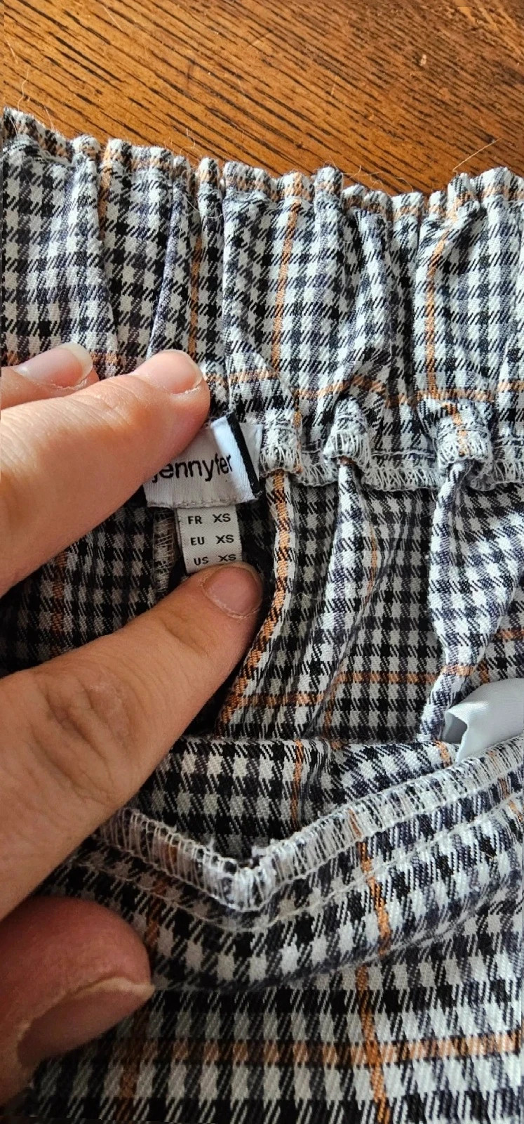 Short jennyfer à Carreaux avec ceinture nouée – taille XS – Jennyfer – taille XS / 34 / 6 2