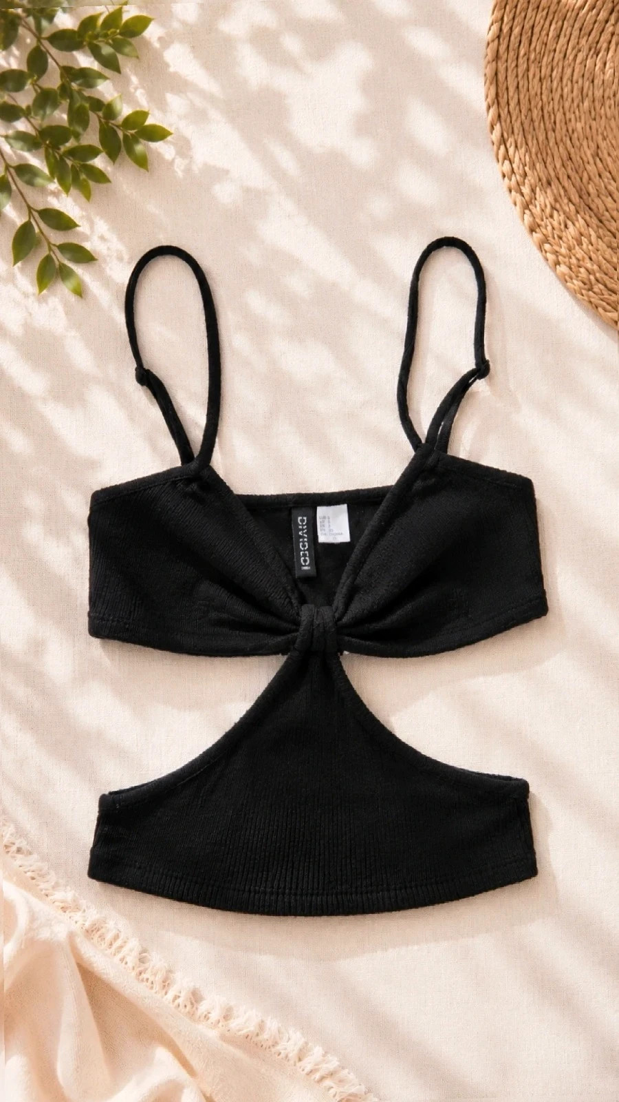 Haut noir Ajouré H&M taille S