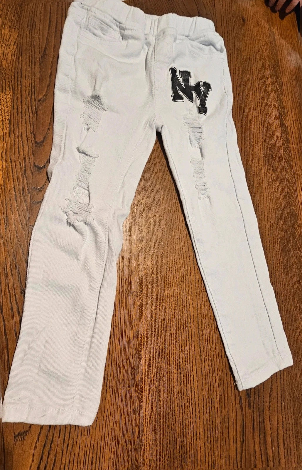 Pantalon blanc 4 ans Style NY – Shein