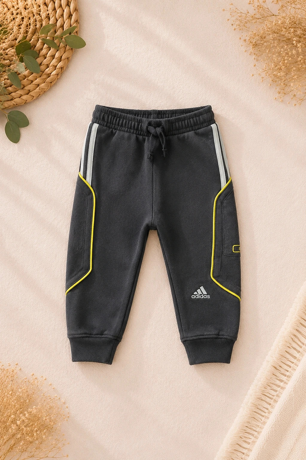 Jogging Adidas bébé noir/gris