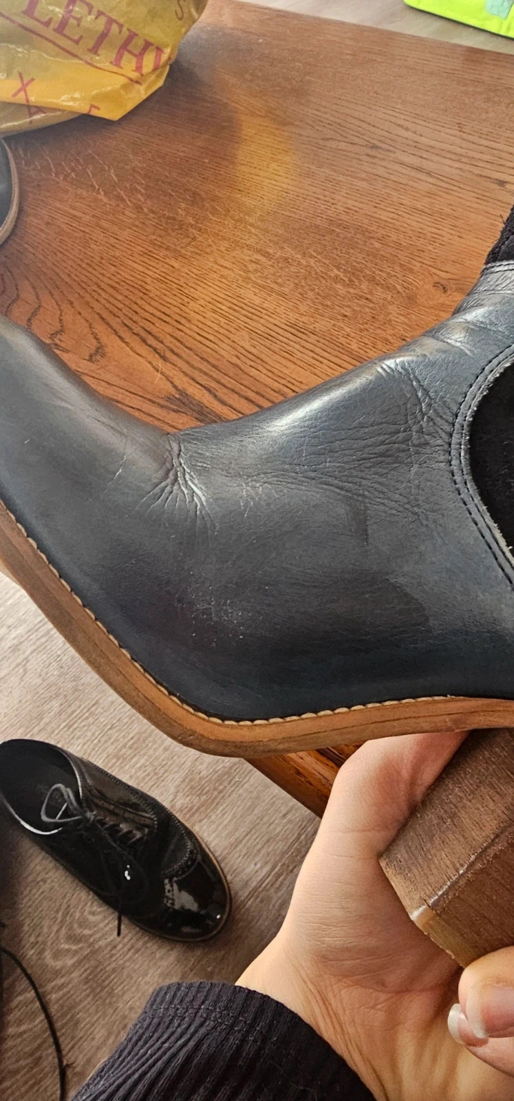 Bottines femme bleu marine Cyrillus Paris – taille 38 – Cyrillus – taille 38 2