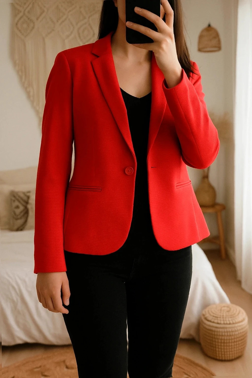 Blazer rouge Promod Taille M/L – Promod – taille M / 38 / 10 2