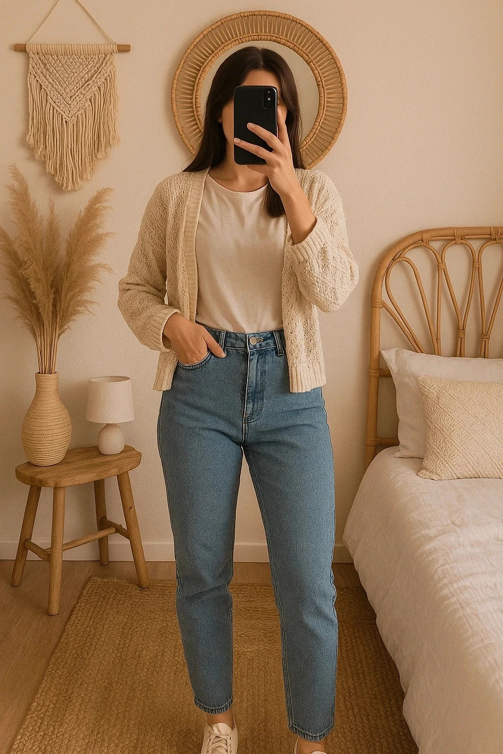 Jean bleu taille S SHEIN femme