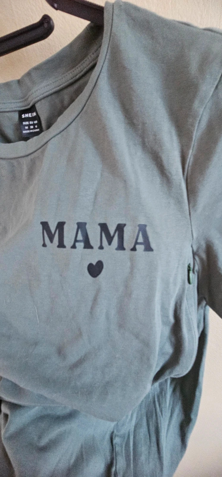 T-shirt Shein “MAMA” gris – Taille S – Shein – taille S / 36 / 8 3