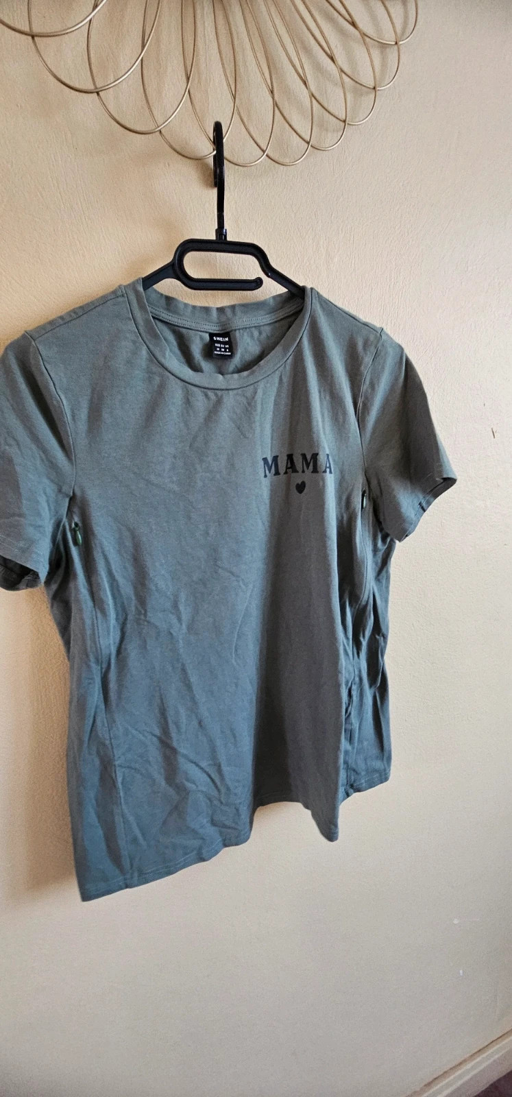 T-shirt Shein “MAMA” gris – Taille S – Shein – taille S / 36 / 8 4