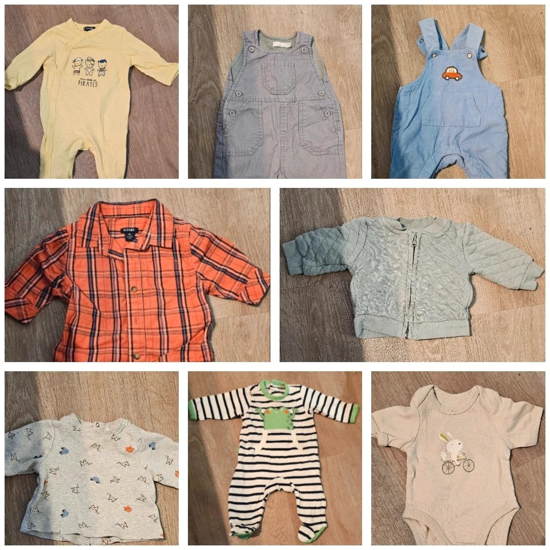 Lot garçon 1 mois – 8 pièces trop craquantes !
