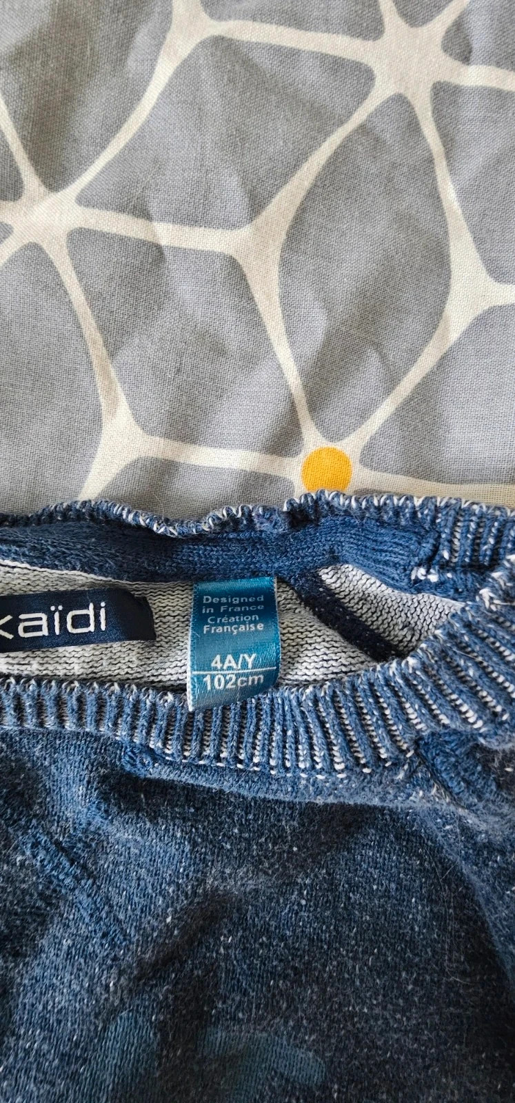 Sweat bleu chiné OKAÏDI - 4 ans / 102 cm – Okaïdi – taille 4 ans / 104 cm 4