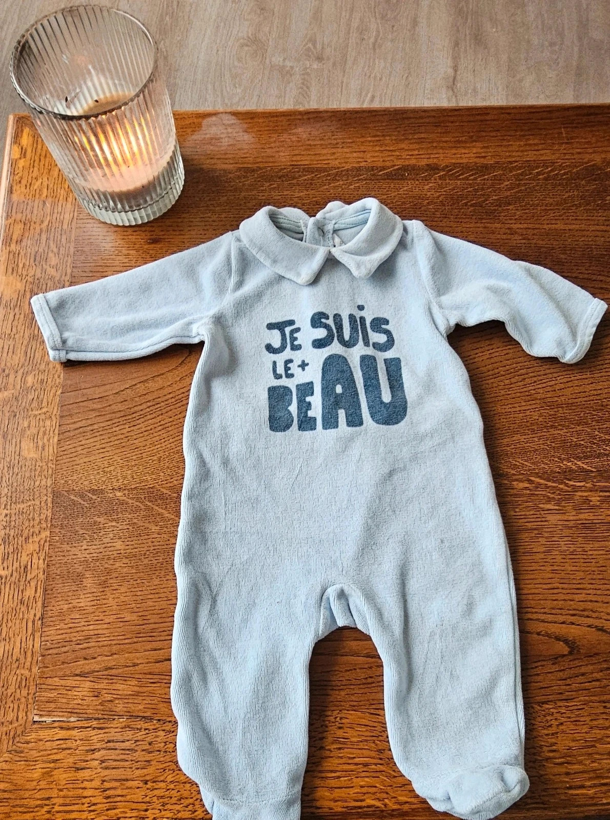 Pyjama bébé garçon Babibou 1 mois – Je suis le + beau – Babibou – taille 1-3 mois / 56 cm 2