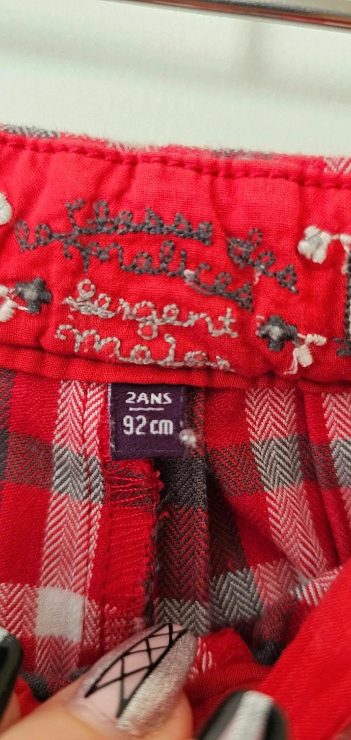 Short à carreaux Sergent Major 2 ans . – Sergent Major – taille 24-36 mois / 92 cm 3