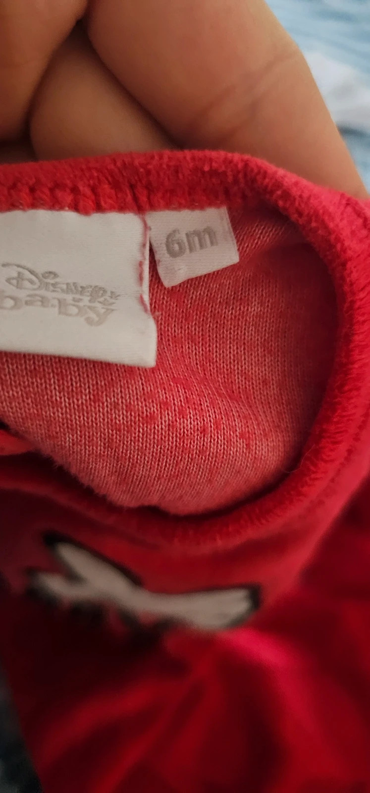 Pyjama bébé Disney Baby I’m Happy rouge – 6 mois – Disney – taille 6-9 mois / 68 cm 2