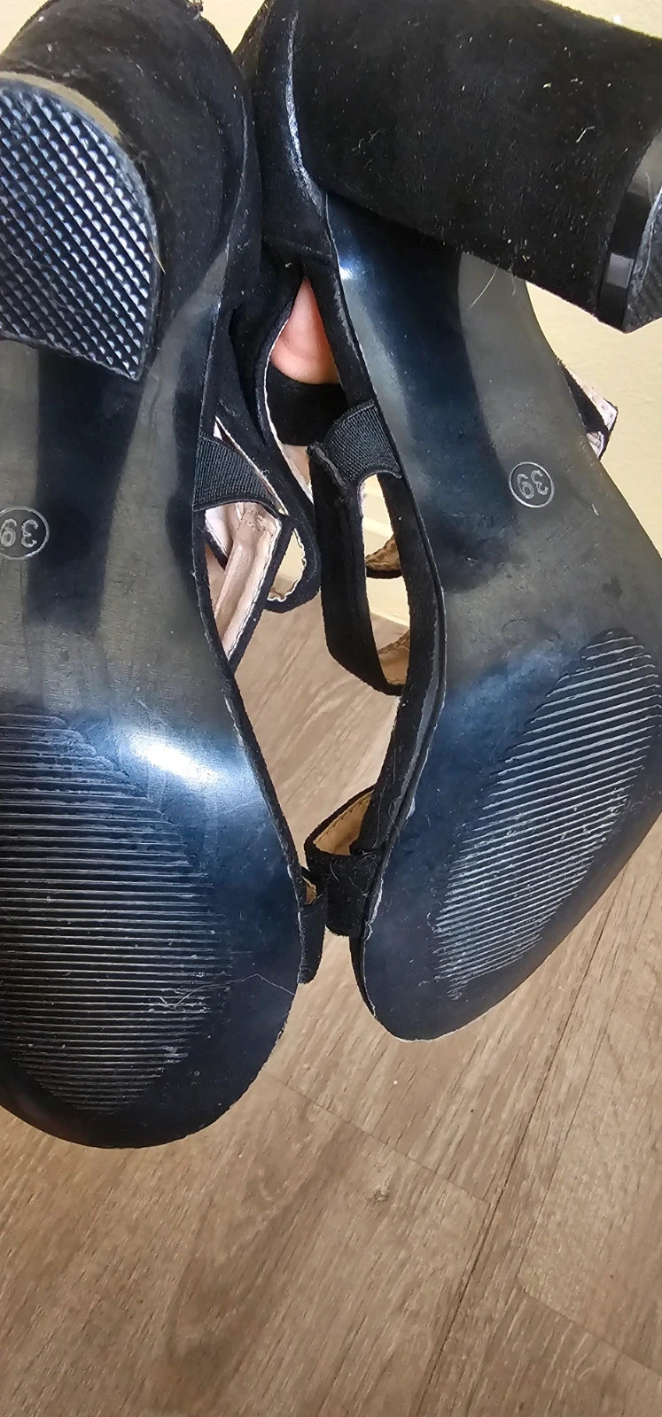 Sandales à talons noires à brides – SHEIN – T39 – Shein – taille 39 3