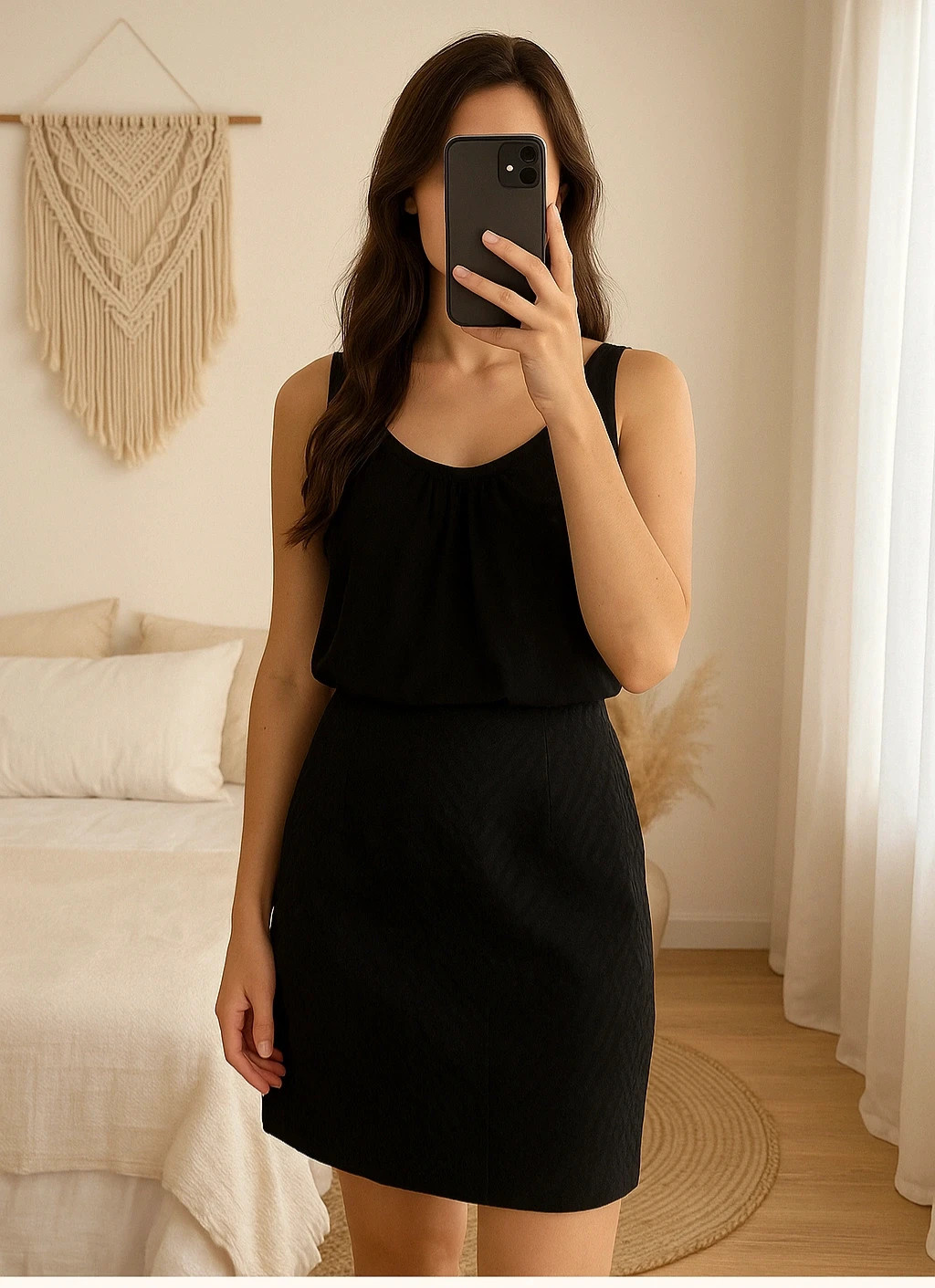 Robe noire sans manches Gérard Darel T.40