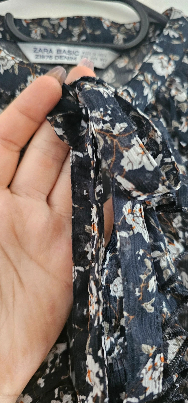 Blouse fluide fleurie Zara Basic – Taille M – Zara – taille M / 38 / 10 4