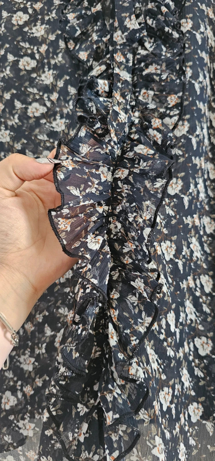Blouse fluide fleurie Zara Basic – Taille M – Zara – taille M / 38 / 10 3