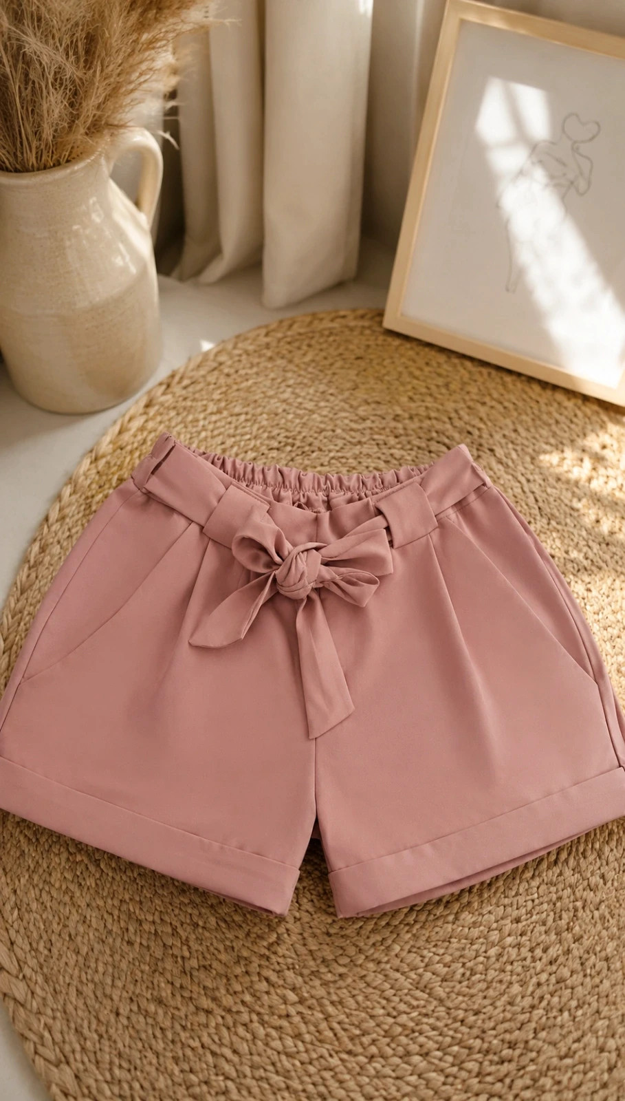 Short rose poudré 🎀