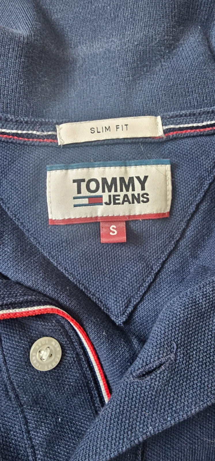 Polo Tommy Jeans bleu marine – Taille S – Tommy Hilfiger – taille S 4