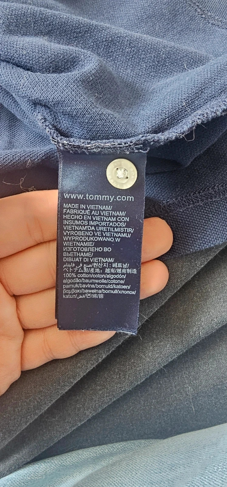 Polo Tommy Jeans bleu marine – Taille S – Tommy Hilfiger – taille S 2