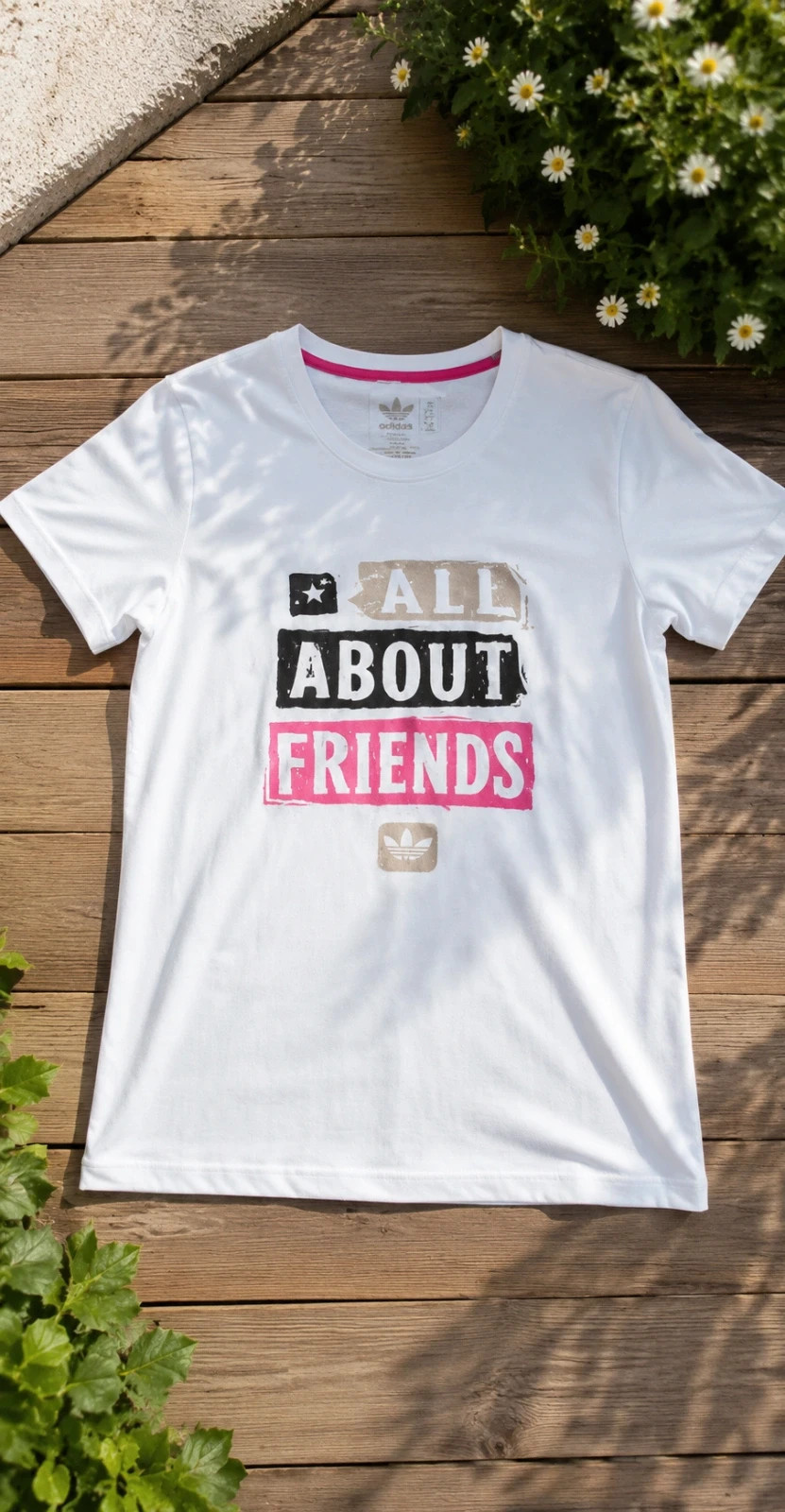 Tee-shirt Adidas Originals blanc taille 13/14 ans