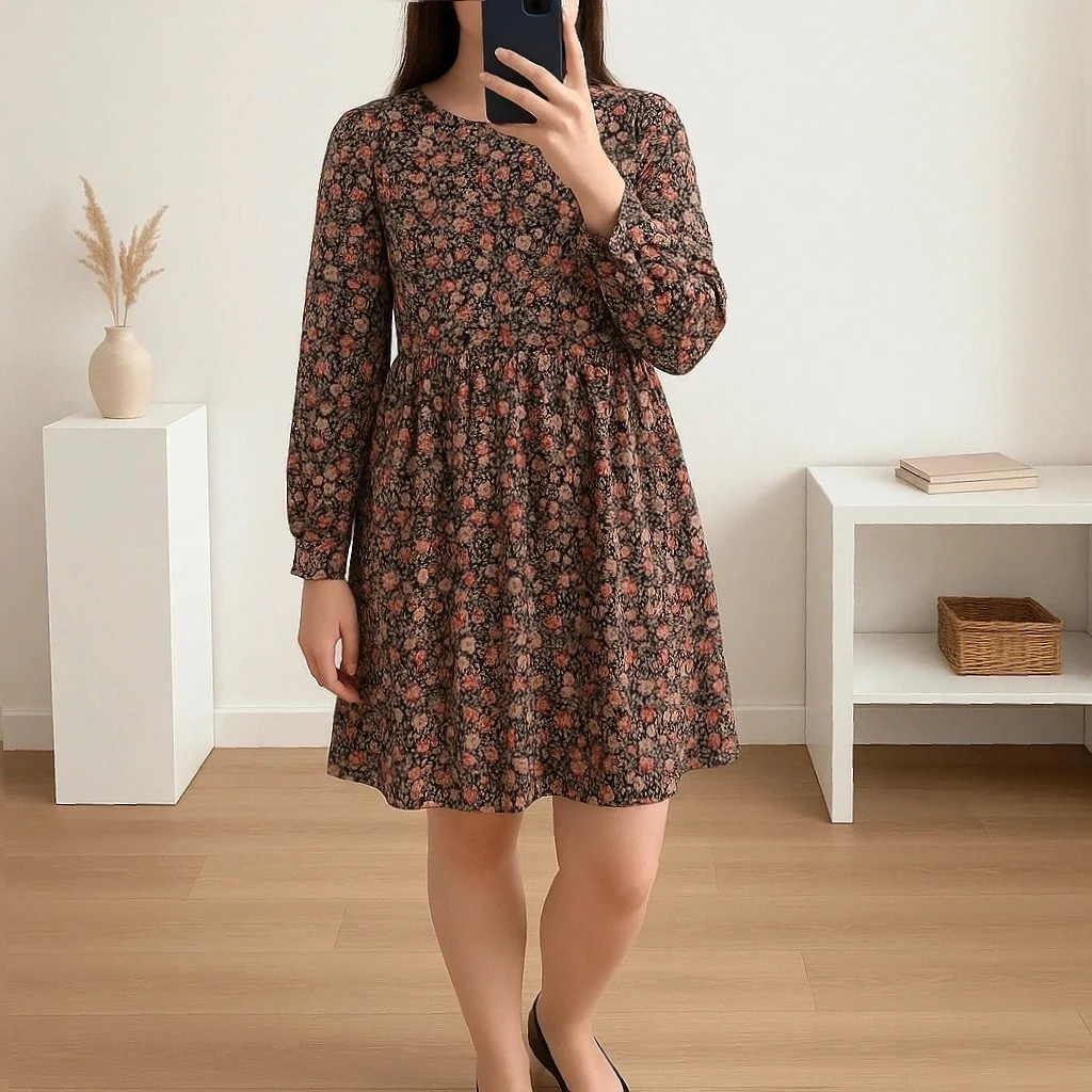 Robe Fluide fleurie Shein – Taille L (40/42)