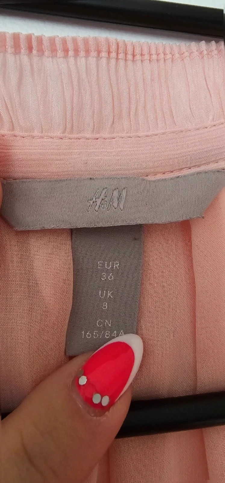 Blouse Rose poudré H&M - Taille 36 – H&M – taille S / 36 / 8 2