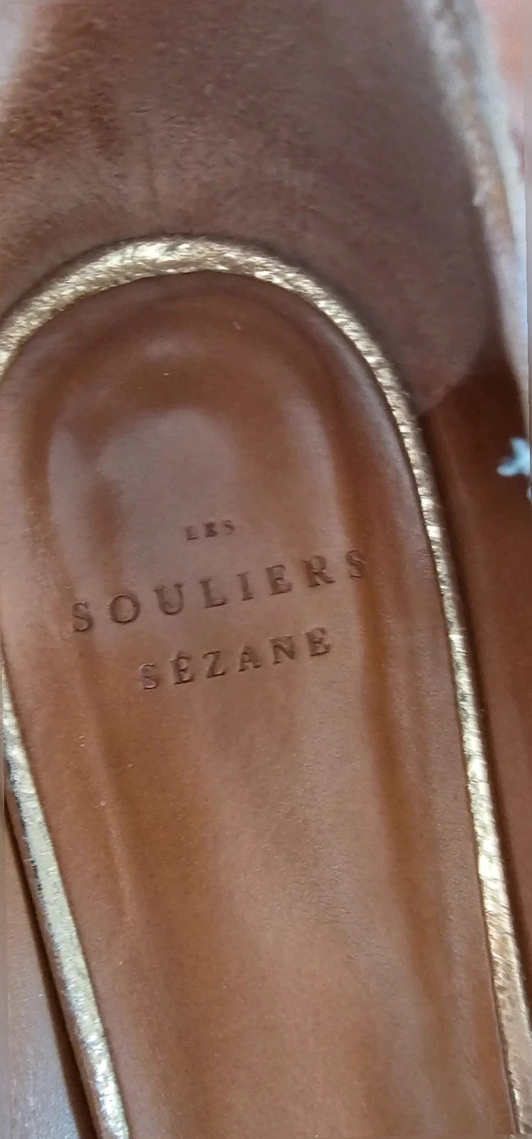 Escarpins dorés Les Souliers sézane – Taille 38 – Sézane – taille 38 2