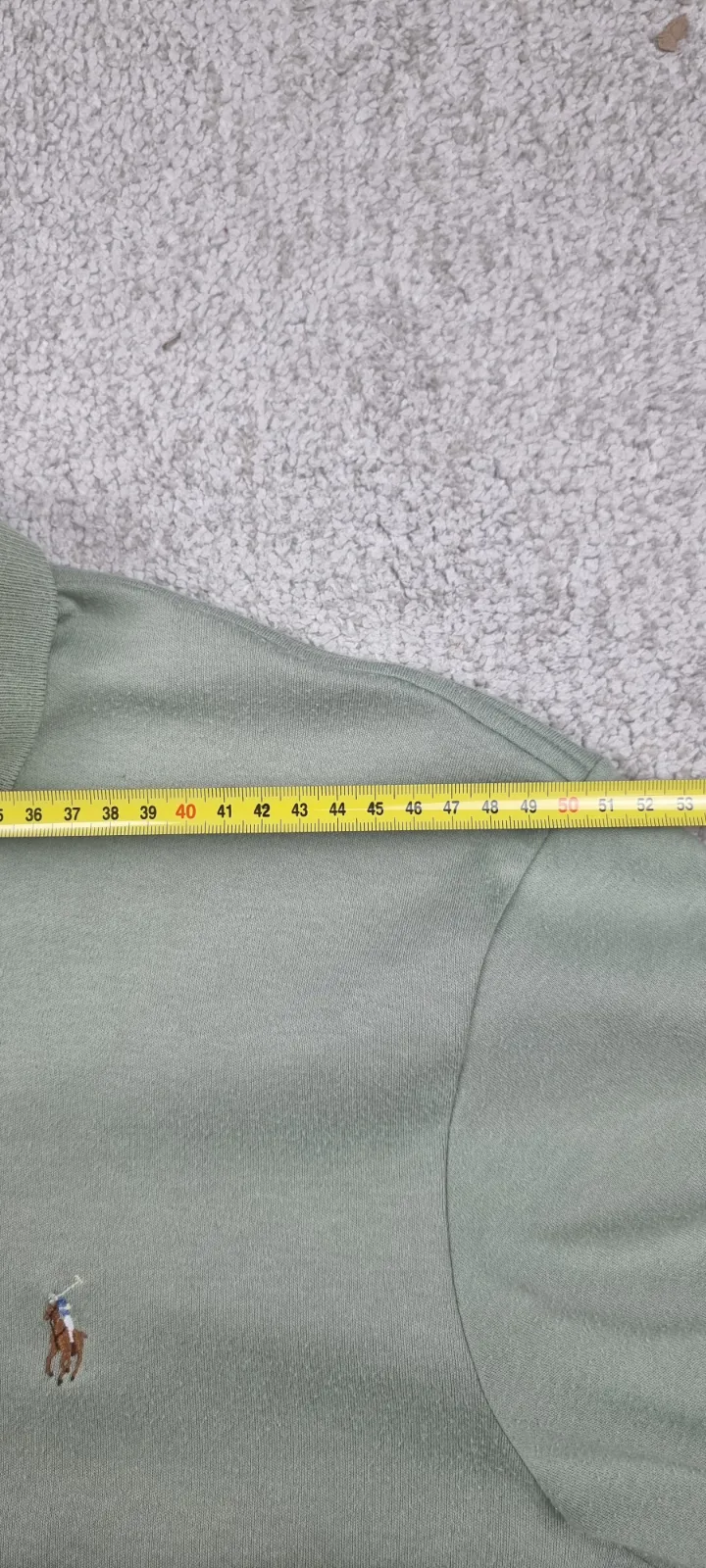 Polo de algodón verde claro 7