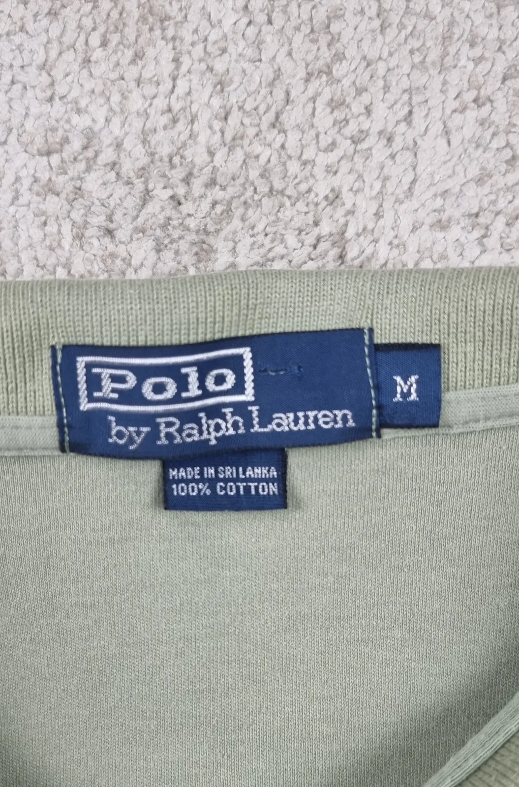 Polo de algodón verde claro 5