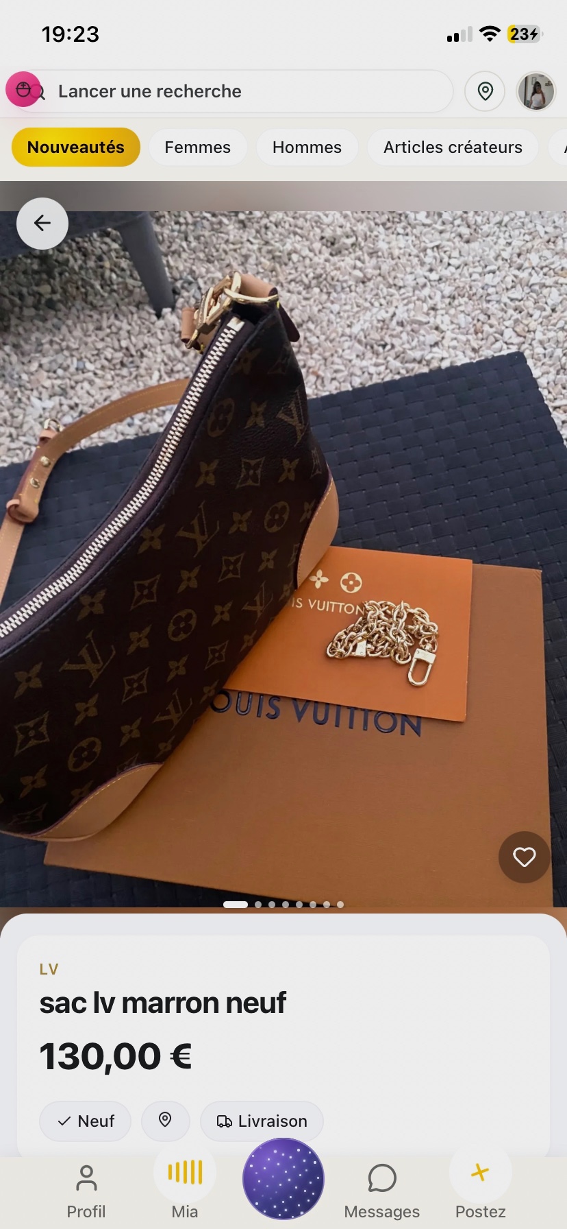 sac a main Lv