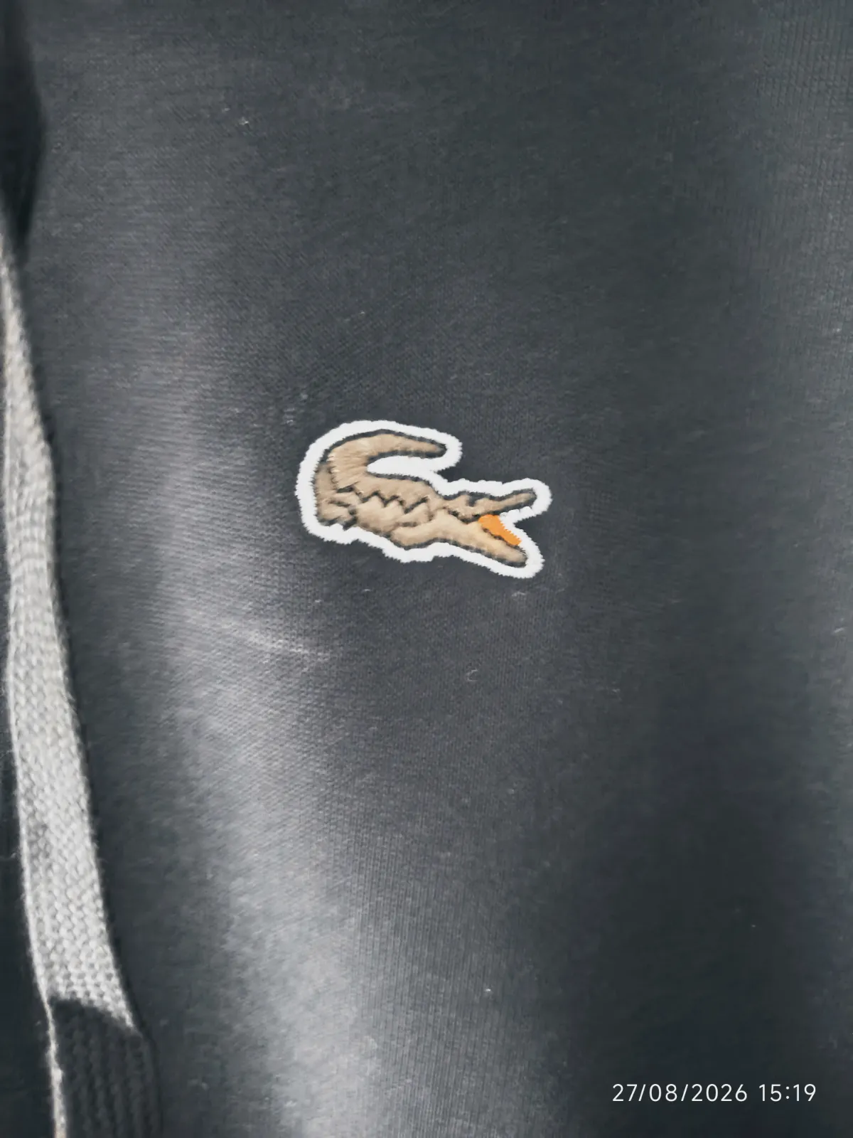 Sweat à capuche noir Lacoste Regular Fit – Lacoste – taille XL 3