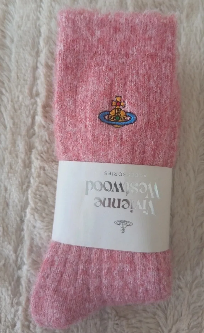 Vivienne Westwood Pink Wool Socks 5