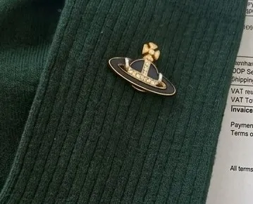 Vivienne Westwood Gold Saturn Brooch
