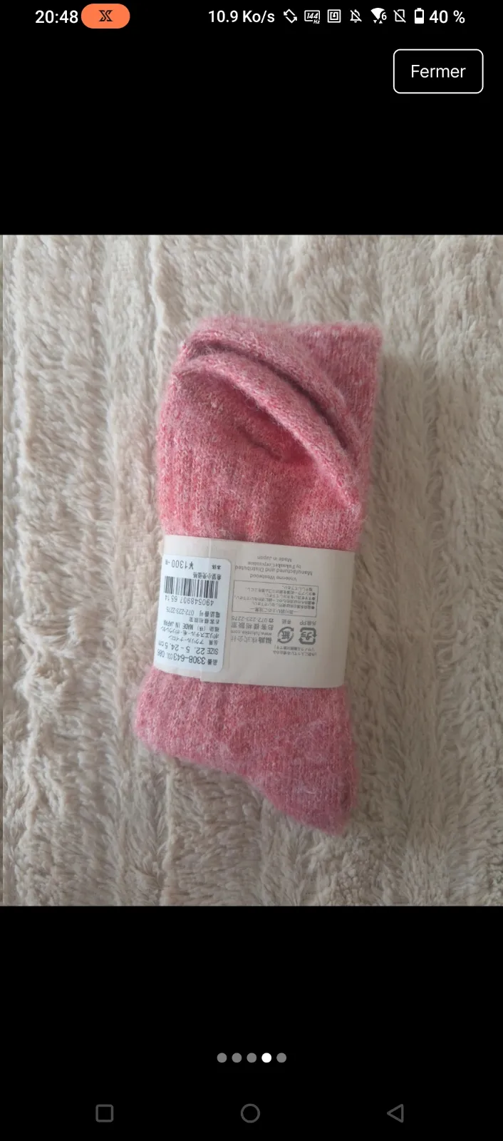 Vivienne Westwood Pink Wool Socks 2