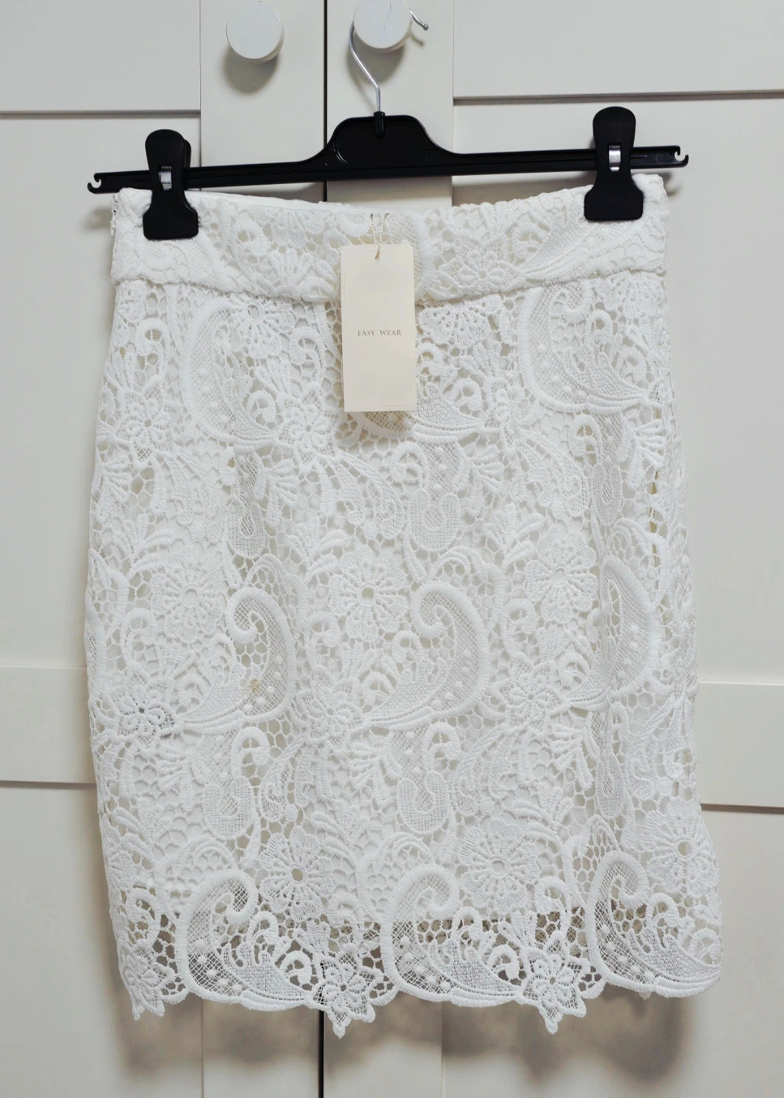 Falda blaca encaje Talla 38 – Easy Wear – taille M / 38 / 10 2
