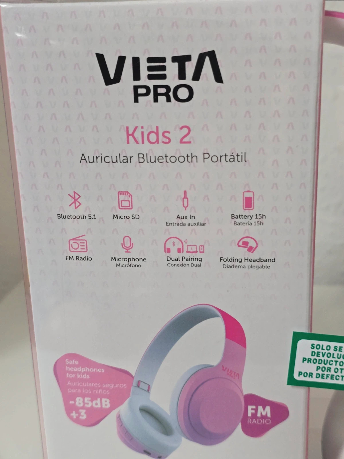 Auriculares Vieta Pro12 Niña – Vieta Pro Kids 3