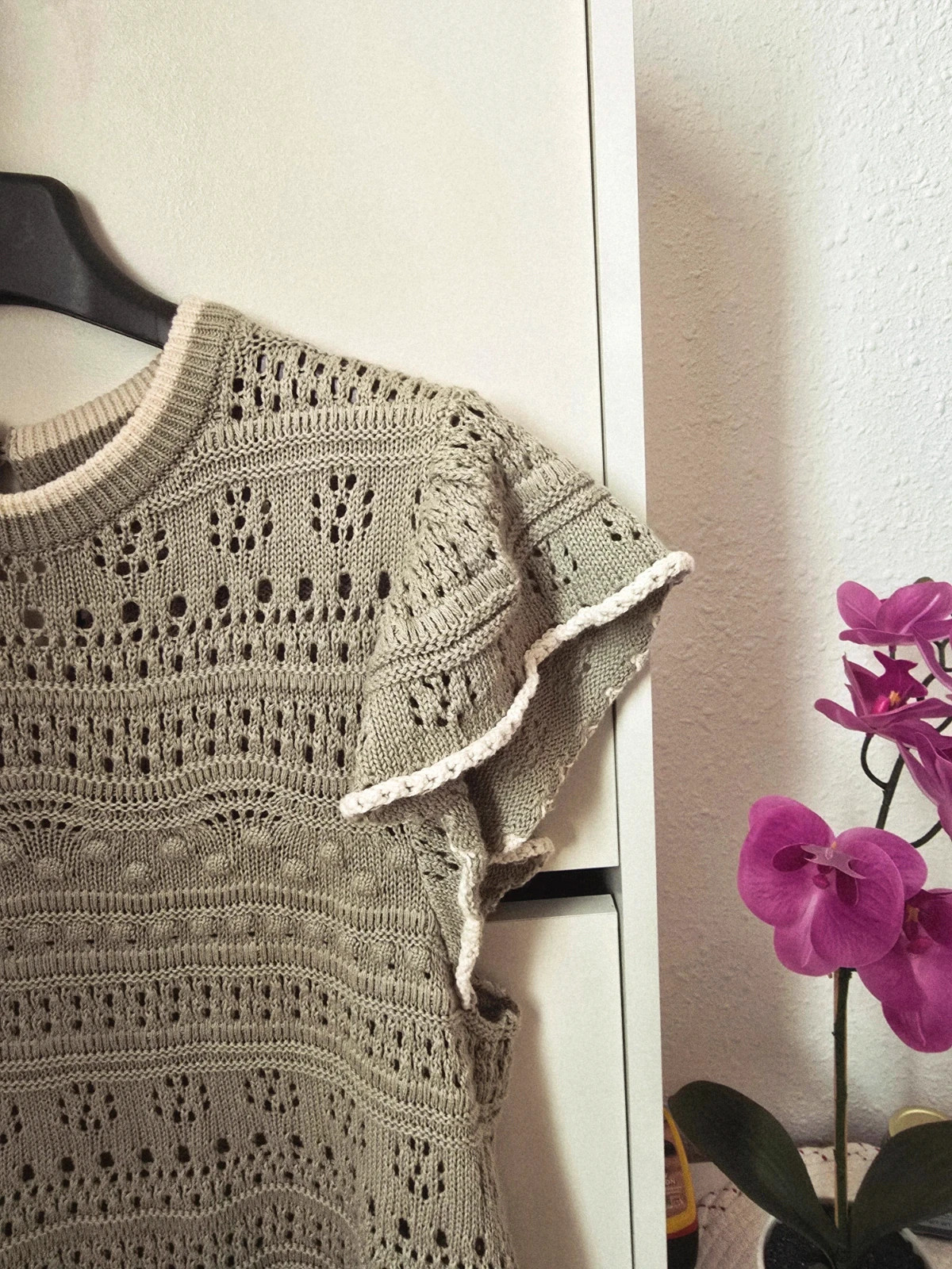Jersey calado con ribete blanco – Easy Wear – taille L / 40 / 12 3