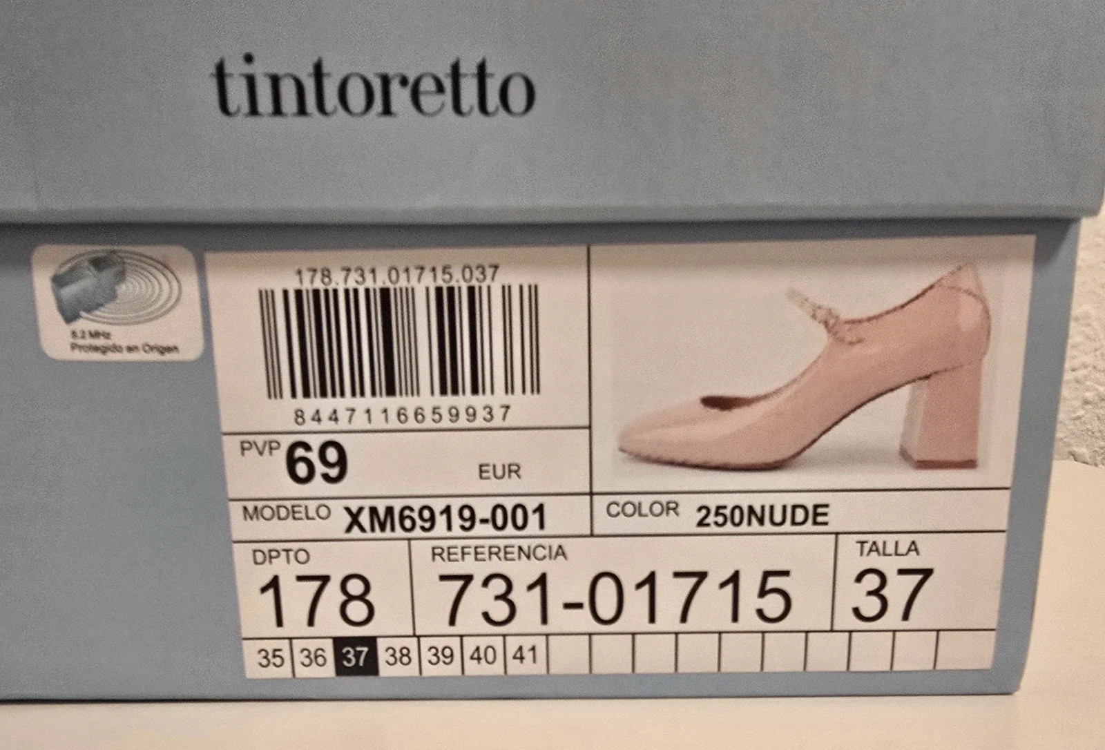 Zapatos de tacón de charol Talla 37 – Tintoretto – taille 37 4