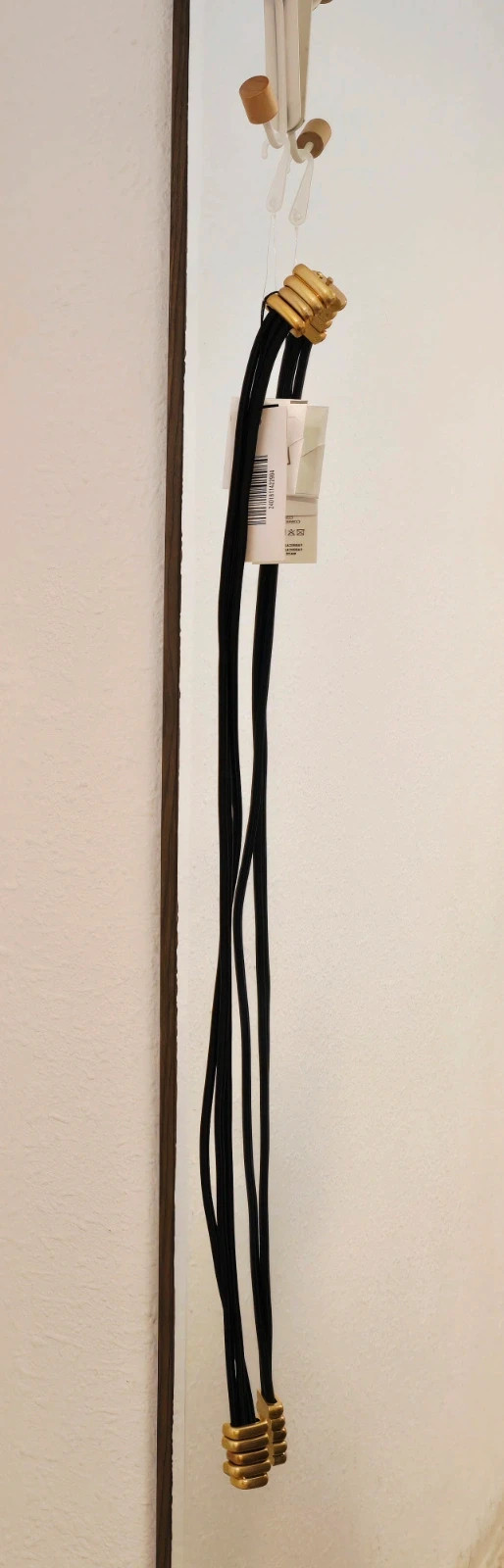 Elegante cinturón negro y abalorios dorados – Green Coast – taille 75 cm 2