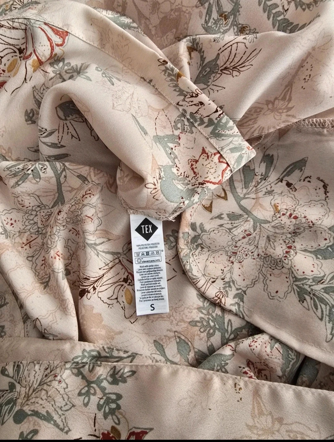Tex bata kimono estampada Talla S – TEX – taille S / 36 / 8 4