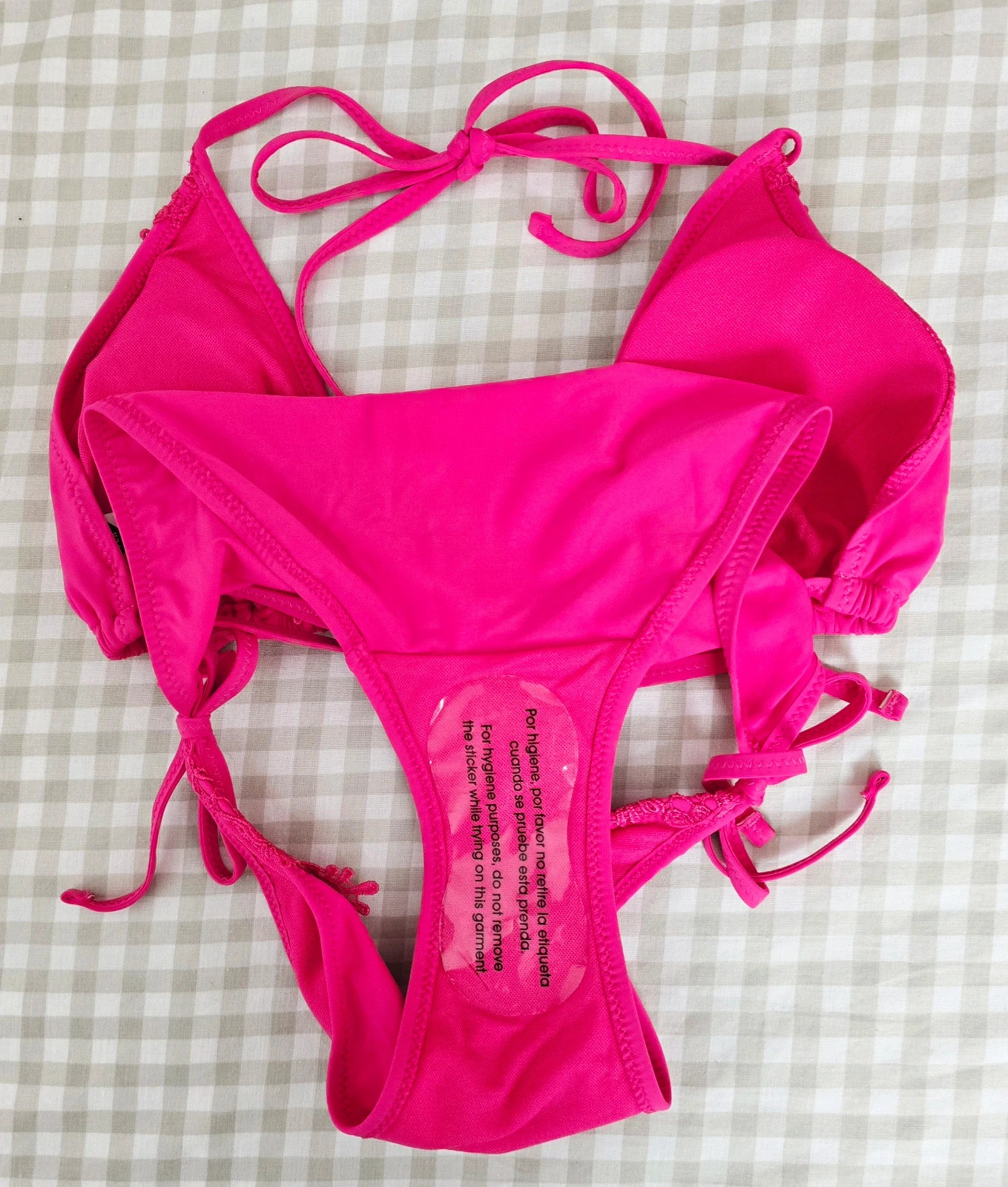 Bikini encaje fuscia Talla 40 – TEX – taille L / 40 / 12 3