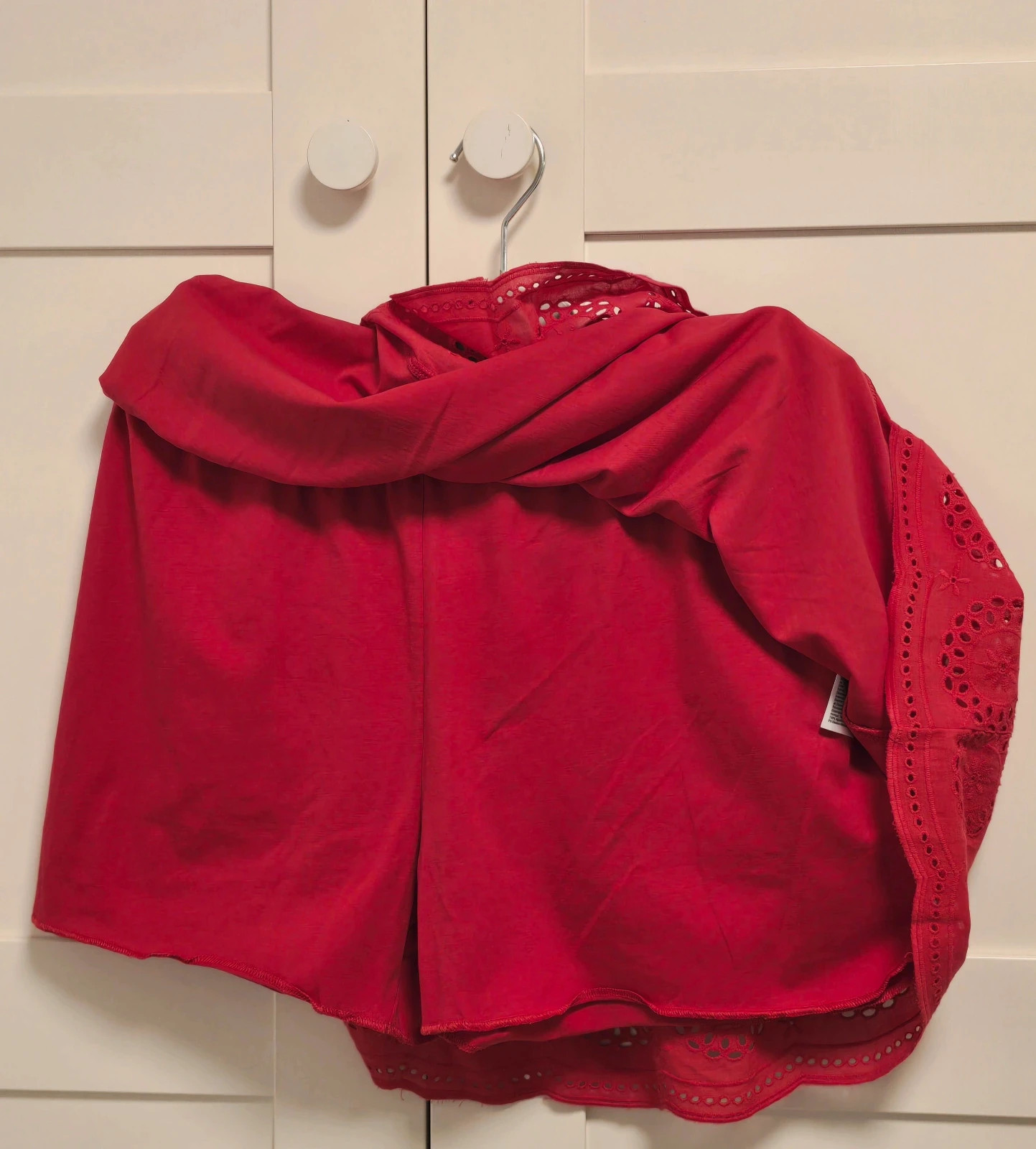Falda corta roja bordada Talla M – Primark – taille M / 38 / 10 3