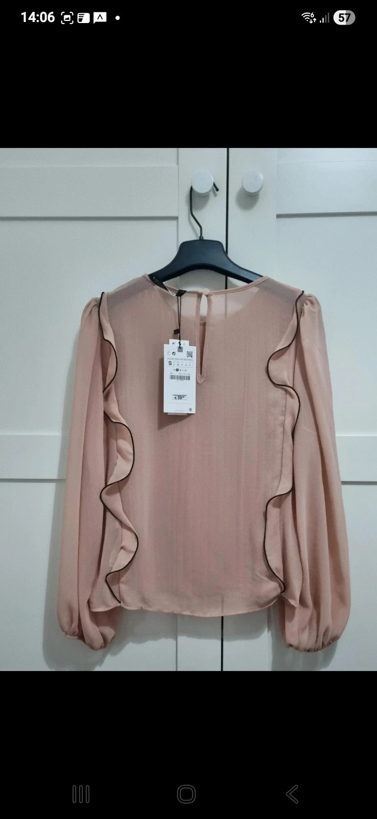 Zara blusa plisada volante Talla S – Zara – taille S / 36 / 8 2