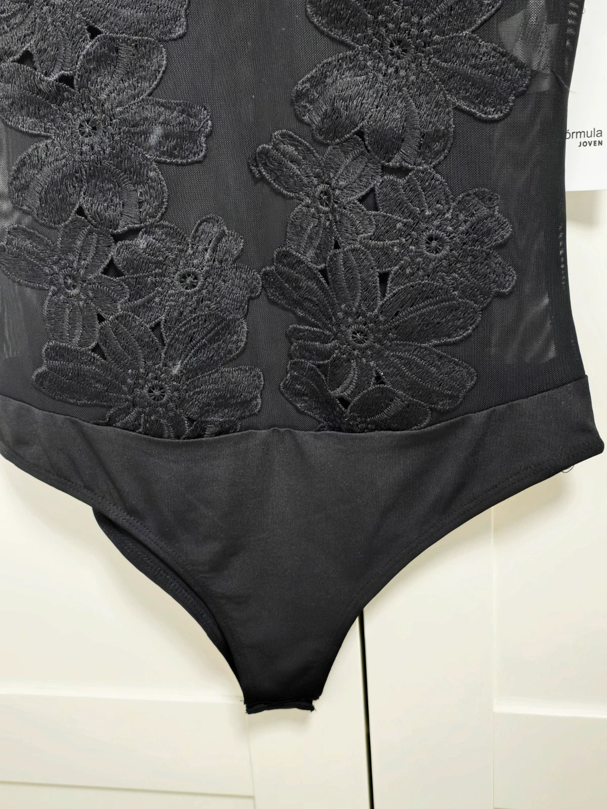 El Corte ingles Body negro con encaje floral Talla 40 – El Corte Inglés – taille L / 40 / 12 2