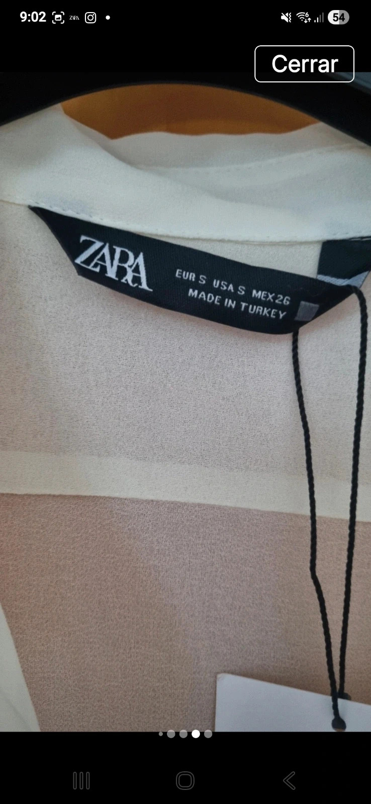 Camisa transparente Zara Talla S – Zara – taille S / 36 / 8 4