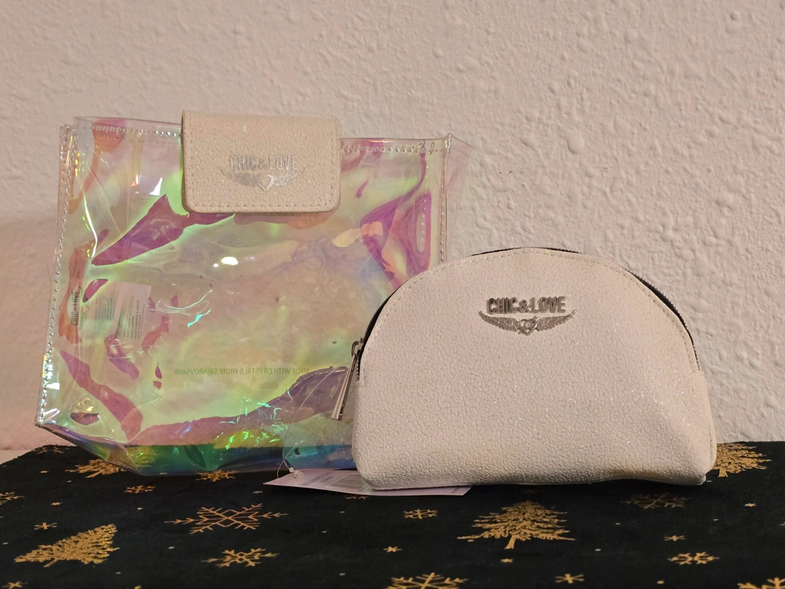 Set necesseres transparente y beige – Deliplus 2