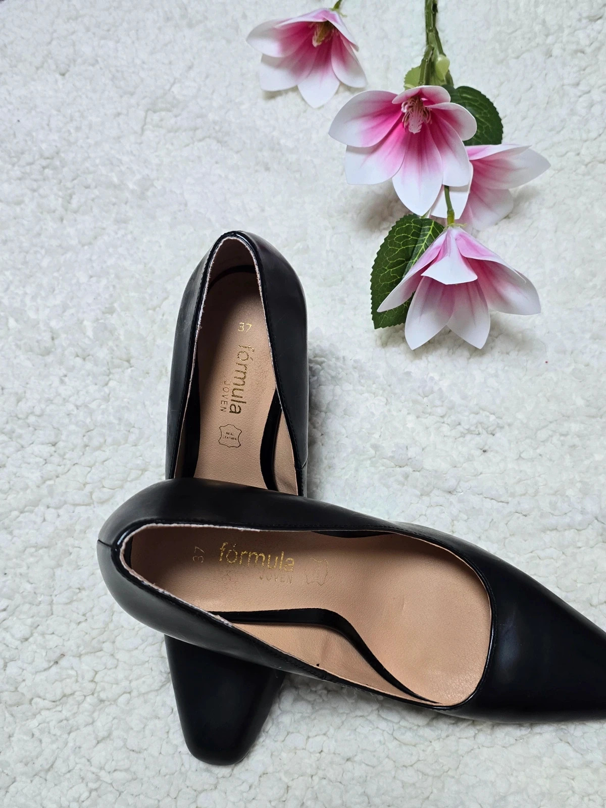 🌟Zapatos de tacón negros🌟 – Fórmula Joven – taille 37 3