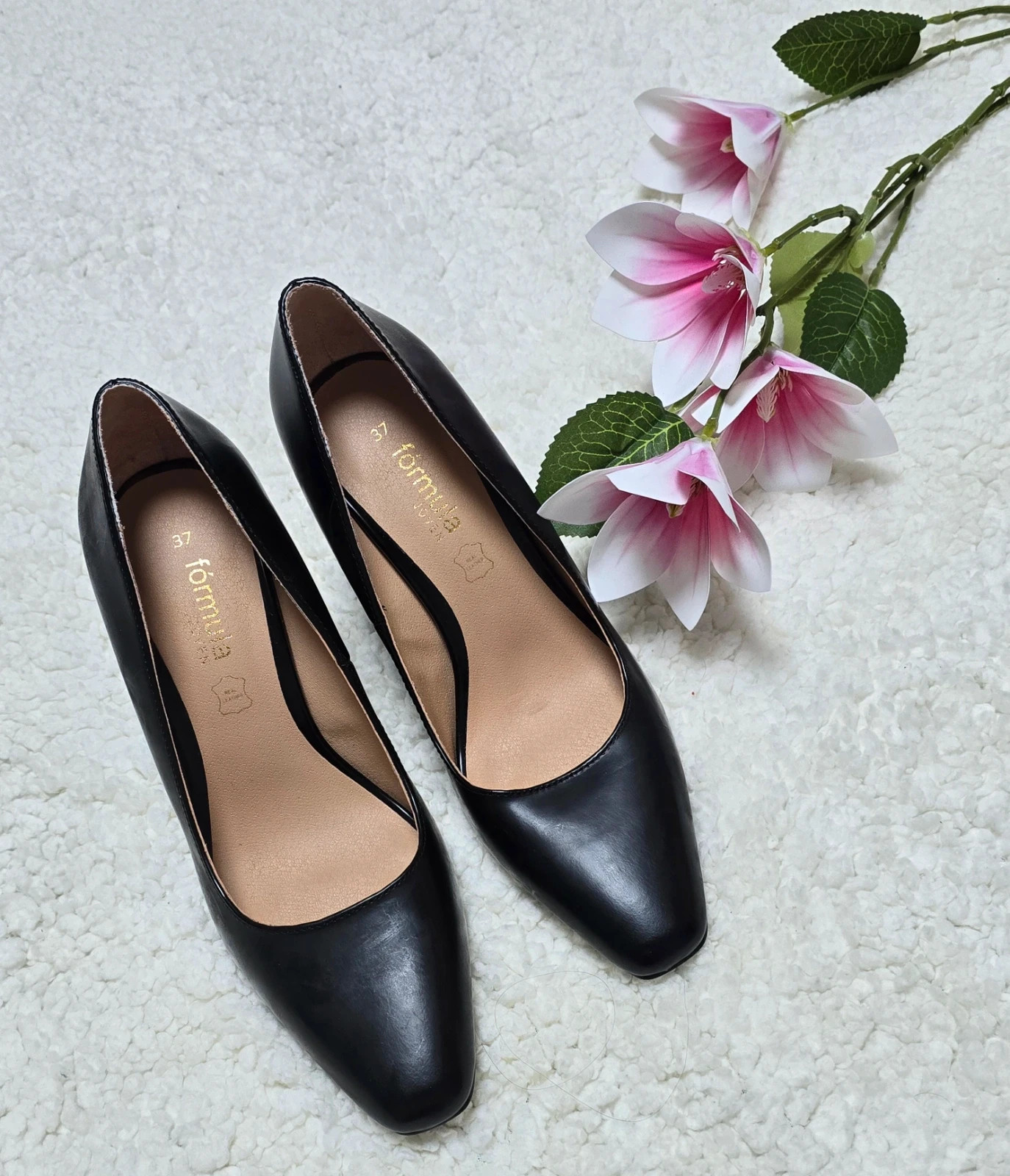 🌟Zapatos de tacón negros🌟 – Fórmula Joven – taille 37 5