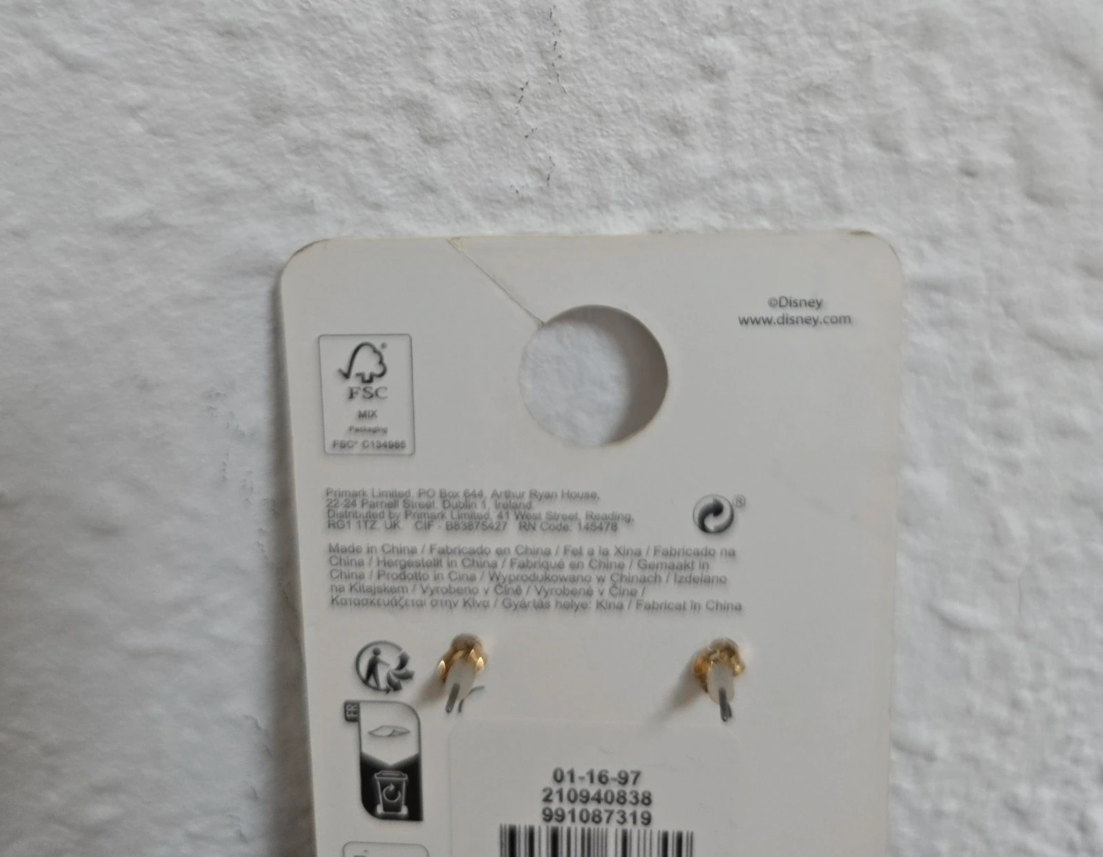 Pendientes Minnie 💕 – Primark 2