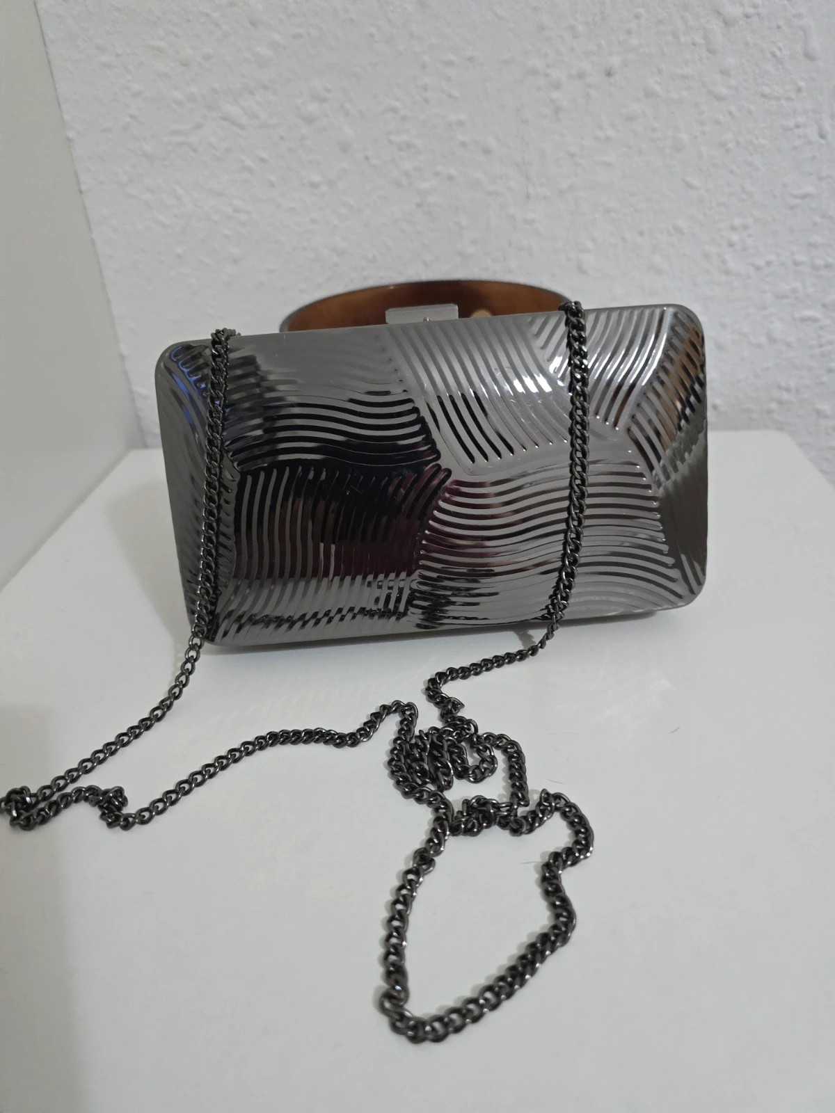 Clutch de Fiesta plateada 💕 – Sfera Collection 2