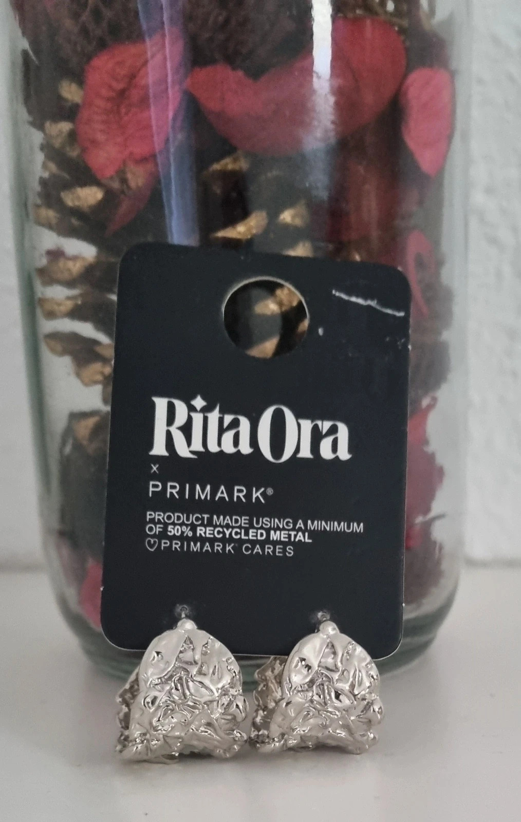 Pendientes plateados Rita Ora – Rita Ora 2