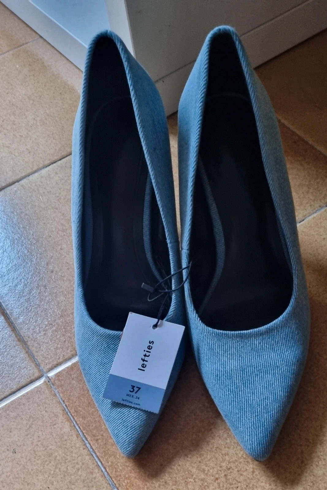 Zapatos de tacón vaquero🩵 – Lefties – taille 37 3